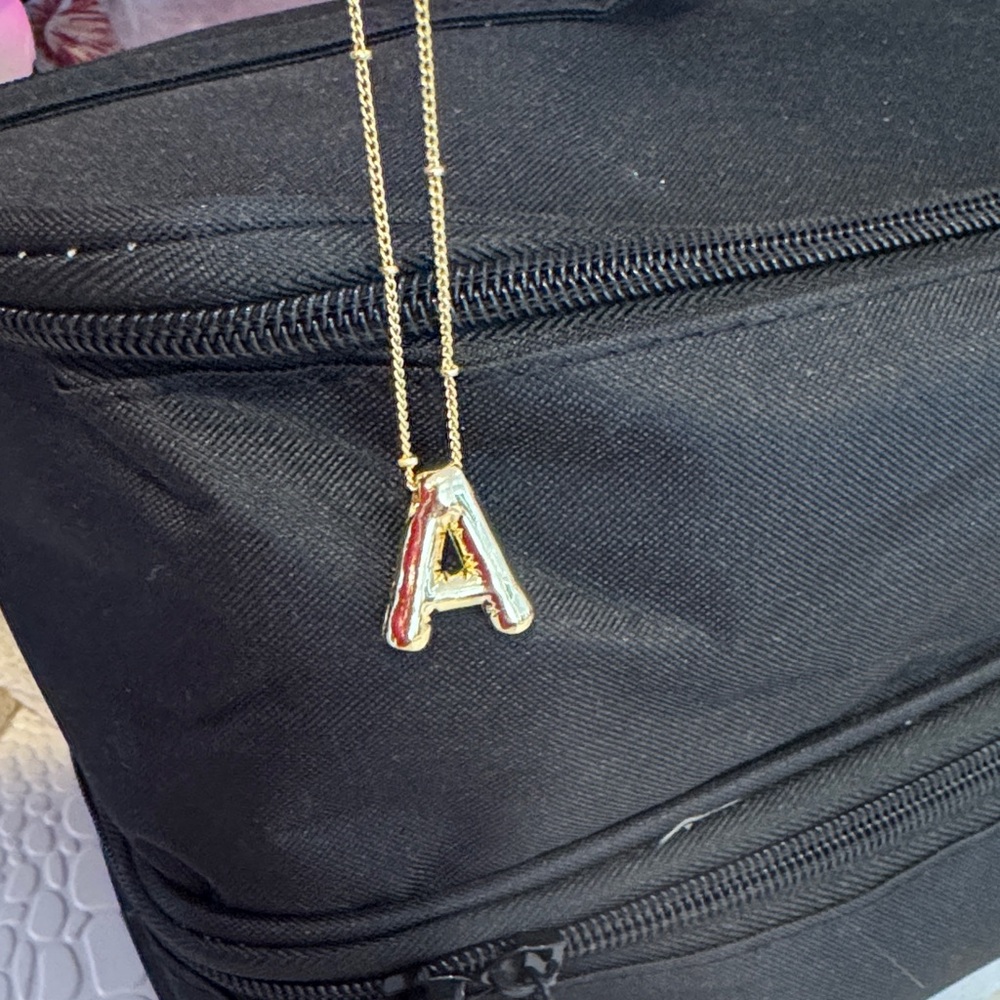 Letter A necklace
